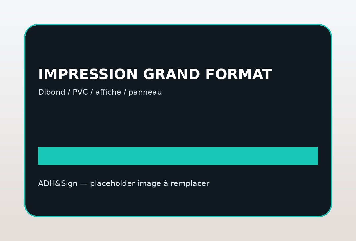 Impression grand format à Colombes pour panneaux, affiches et supports rigides